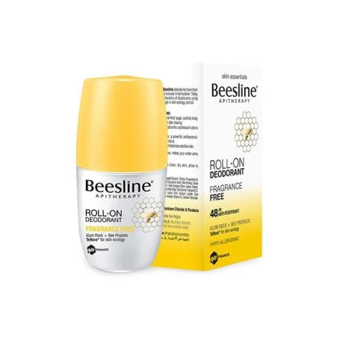 مزيل عرق- مزيل عرق رول اون خالي من العطر من بيزلين -50مل | Beesline