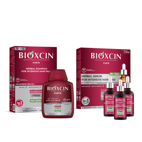 مجموعة بيوكسين فورت لعلاج تساقط الشعر | Bioxcin
