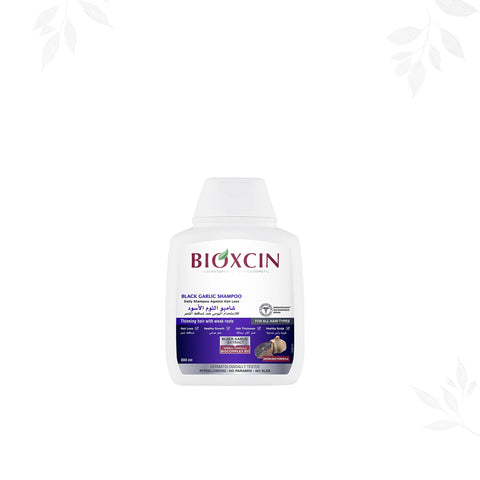 بيوكسين شامبو - شامبو لتقوية الشعر بالثوم الأسود 300مل | Bioxcin