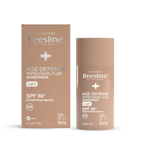 واقي شمسي مقاوم للتجاعيد بلون البشرة مع عامل وقاية +50 SPF | Beesline