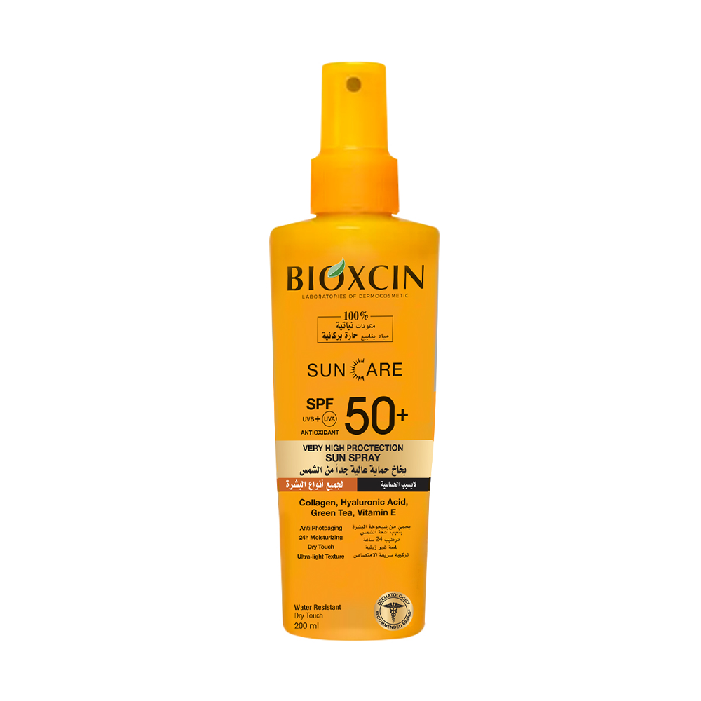 Bioxcin|بيوكسين بخاخ - بخاخ الحماية من الشمس  SPF عامل حماية 50  - 200مل