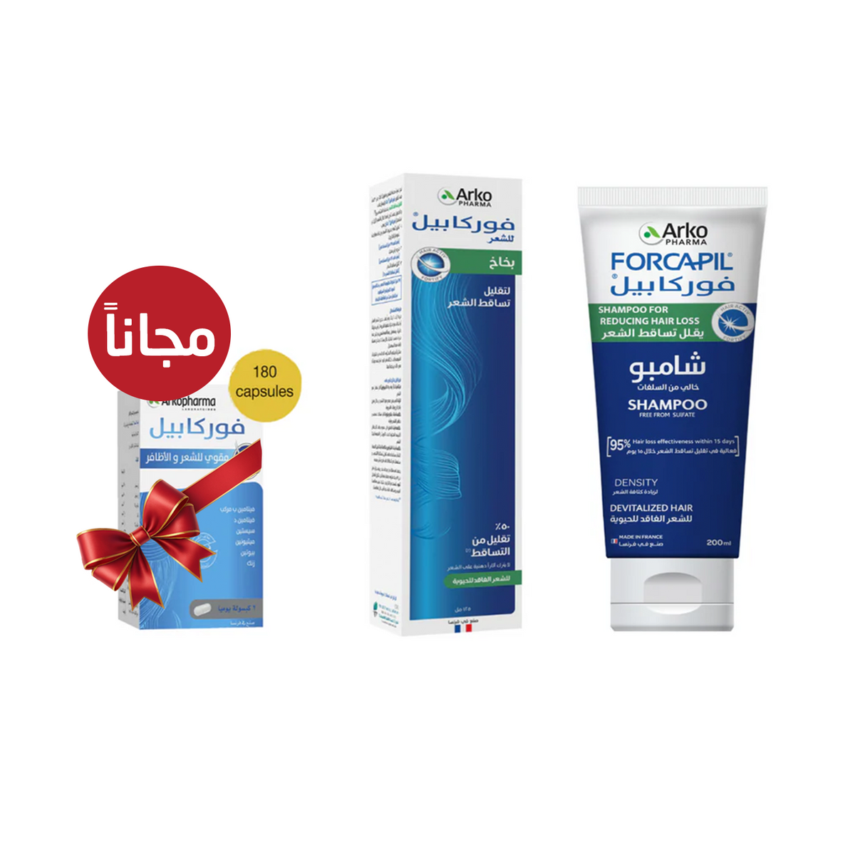 مجموعة 360°  رعاية شاملة من الجذور للأطراف من فوركابيل | Arkopharma
