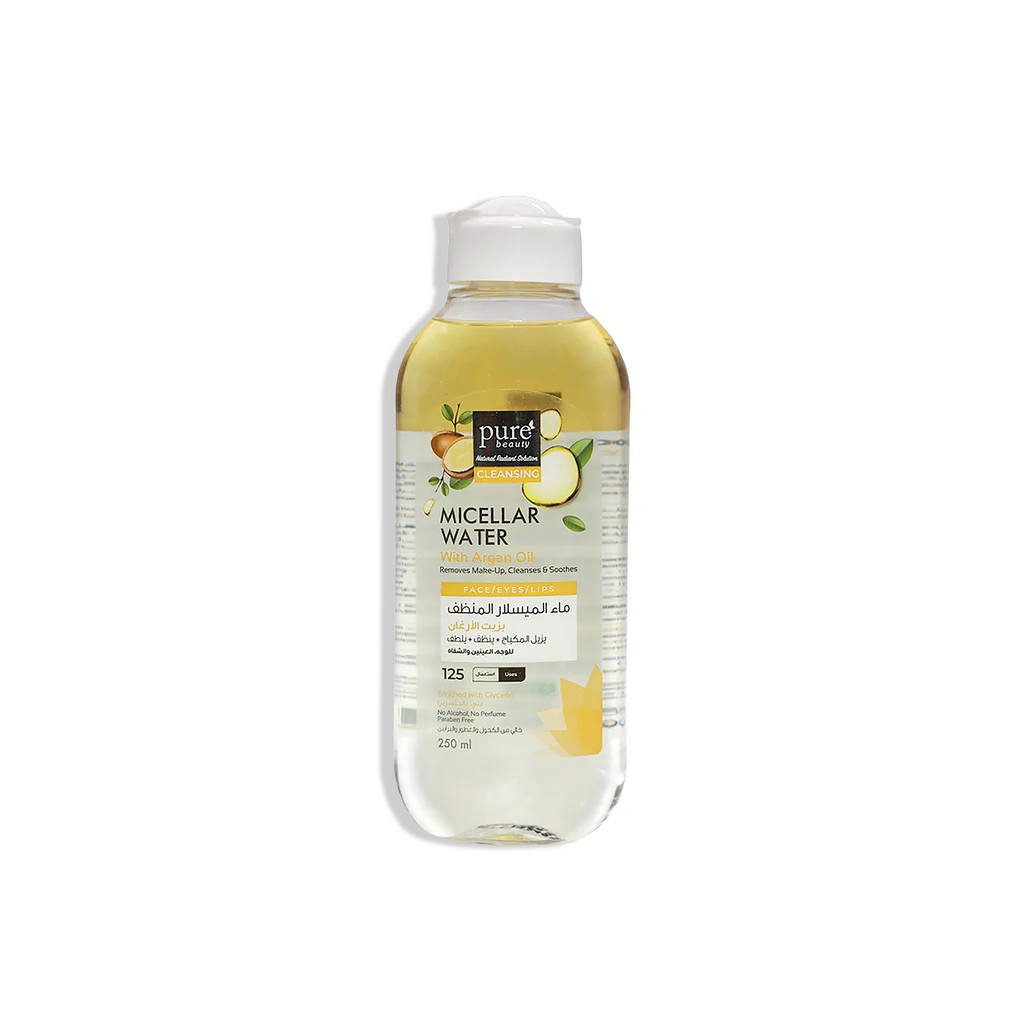Pure Beauty |بيوربيوتي ماء الميسلار - زيت الارغان 250 مل