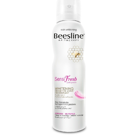 Beesline |سبراي للجسم- سنسي فريش مزيل الرائحة لتفتيح المناطق الحساسة-150مل
